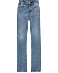 Saint Laurent - 90's High Waist Slim Fit Jeans - Lyst