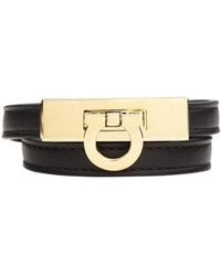 Ferragamo - Gancini Double Twist Bracelet - Lyst