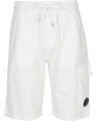 C.P. Company - Cargo Fleece Shorts - Lyst
