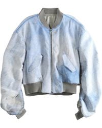 Rick Owens - Secchia Flight Zip-Up Leather Bomber Jacket - Lyst