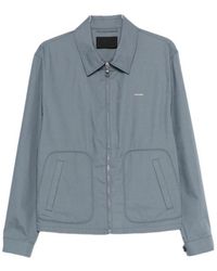 Prada - Technical Cotton Zipper Blouson Jacket - Lyst