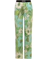 Tom Ford - Floral Printed Straight-Leg Trousers - Lyst