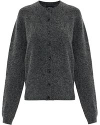 A.P.C. - Long-Sleeve Cardigan - Lyst
