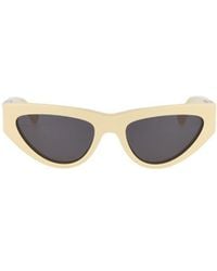 Bottega Veneta - Eyewear Cat-Eye Frame Sunglasses - Lyst
