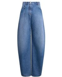 Alaïa - Alaa Low Waist Round Jeans - Lyst