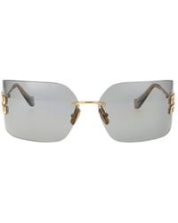 Miu Miu - Rimless Sunglasses - Lyst