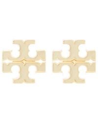 Tory Burch - Logo-Embellishment Earrings - Lyst