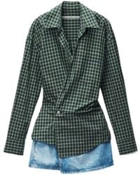 Alexander Wang - Pre-Styled Wrap Mini Dress - Lyst