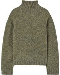 Jil Sander - High-Neck Ribbed Jumper - Lyst