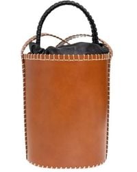 Chloé - Louela Leather Bucket Bag - Lyst