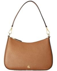 Ralph Lauren - Danni Leather Shoulder Bag - Lyst
