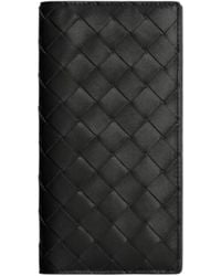 Bottega Veneta - Slim Intrecciato Long Wallet - Lyst