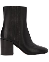 Dries Van Noten - Heeled Leather Chelsea Boots - Lyst