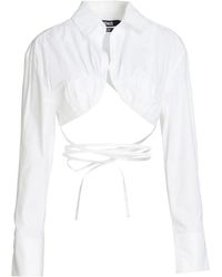Jacquemus - Solid Colour Tops - Lyst
