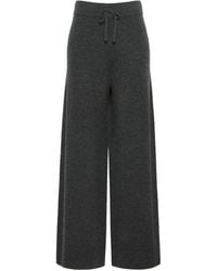 Weekend by Maxmara - Wool And Cashmere Yarn Trousers - Lyst