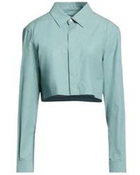 Rick Owens - Solid-Color Cropped Shirt - Lyst