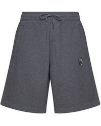 Maison Kitsuné - Fox-Patch Track Shorts - Lyst