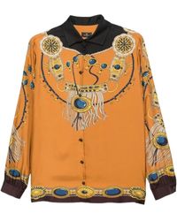 Etro - Printed Button-Up Shirt - Lyst