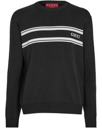 Gucci - Crew Neck Knit Sweater - Lyst
