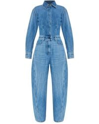 Givenchy - Denim Jumpsuit - Lyst