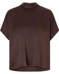 Brunello Cucinelli - Draped Shirt - Lyst