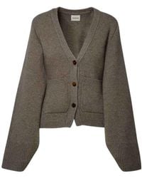 KHAITE - V-Neck Sweater - Lyst