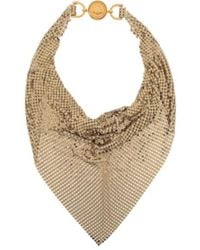 Versace - Medusa Head Motif Embellished Necklace - Lyst