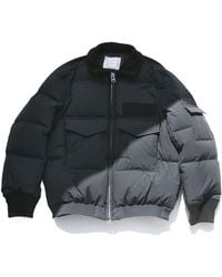 Sacai - Rip Stop Puffer Jacket - Lyst