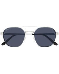 Cartier - Pilot Sunglasses - Lyst