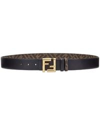 Fendi - Ff Motif Reversible Buckle Belt - Lyst