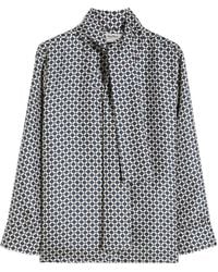 Max Mara - Smmvittoria Silk Sash Blouse - Lyst