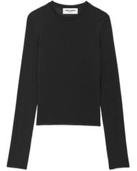 Saint Laurent - Crewneck Knitted Jumper - Lyst