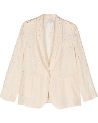 forte_forte - Habotai Crystal Silk Jacket - Lyst
