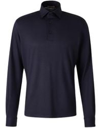 Herno - Wool Polo Shirt With Long Slevees - Lyst