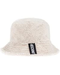 Moschino - Logo Patch Teddy Bucket Hat - Lyst