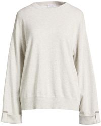 Brunello Cucinelli - Plain Colour Jumper - Lyst