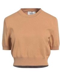 Sportmax - Minimal Knit Short-Sleeve Top - Lyst