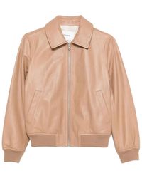 Yves Salomon - Zip-Up Lambskin Jacket - Lyst