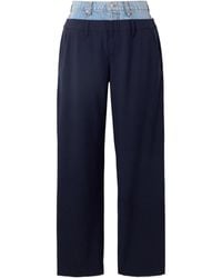 Jonathan Simkhai - Ophelia Double-Waistband Trousers - Lyst