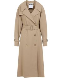 Moschino - Cotton Nylon Coat - Lyst