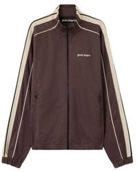 Palm Angels - Logo Striped Track Jacket - Lyst
