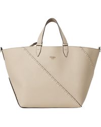 Fendi - Selleria Bag With 386 Hand-Sewn Topstitches - Lyst