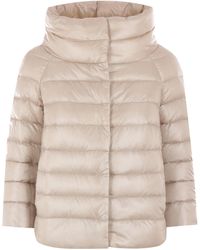 Herno - Sofia Padded Funnel-Neck Jacket - Lyst