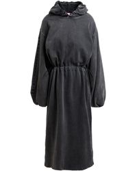 DIESEL - Hooded Long Sleeve T-Shirt Dress - Lyst