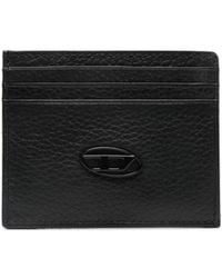 DIESEL - Logo Plaque Textured Card Case - Lyst