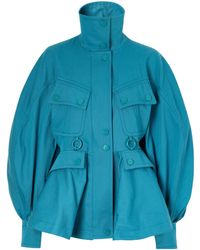 Zimmermann - Luna Cotton-Drill Jacket - Lyst
