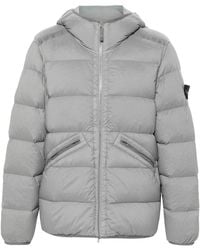 Stone Island - Giubbotto Vera Piuma Rds - Lyst