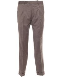 PT01 - Pt Torino Slim Fit Concealed Closure Pants - Lyst