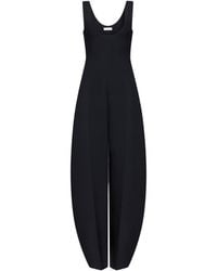 Alaïa - Alaïa Round Crepe Jumpsuit - Lyst