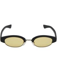 McQueen - Eyewear Ellipse Frame Sunglasses - Lyst